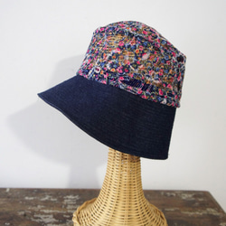 Lace Cloche [Print Lace Navy] C2791261Navy mix 第1張的照片