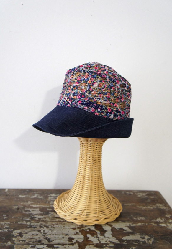 Lace Cloche [Print Lace Navy] C2791261Navy mix 第2張的照片