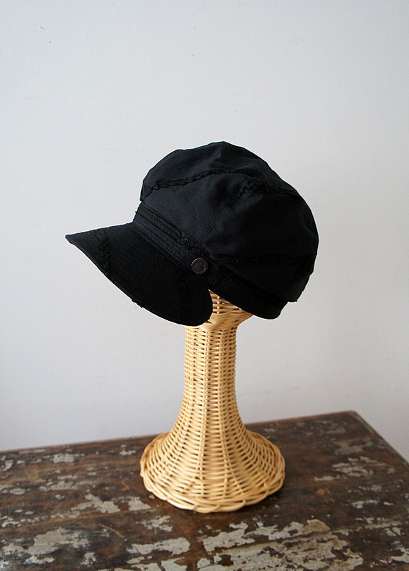 RenéCasquette[Ribbon Cross / Black] C1861389黑色 第3張的照片