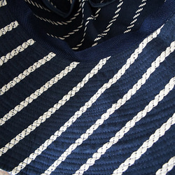 ***SALE***すごく大きいライシャ・ハット[64cmノットストライプ・ネイビーC2921288Navy 5枚目の画像