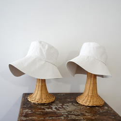 ***SALE***すごく大きいライシャ・ハット[64cmノットストライプ・ネイビーC2921288Navy 6枚目の画像