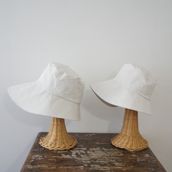 ***SALE***すごく大きいライシャ・ハット[64cmノットストライプ・ネイビーC2921288Navy 7枚目の画像