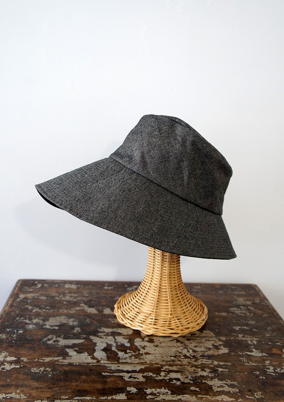 非常大的raisha帽子[64厘米dungarey灰色] C2921402grey 第1張的照片