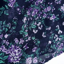 バレエ　ラップスカート[パープルフラワー] W011purpleflowernavy 9枚目の画像