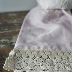 巴比龍圍巾[刺繡/紫色] M511423紫色 第4張的照片