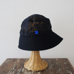 超大號 Treasure Cloche [Mauve Lace Navy] C3021418big 第2張的照片