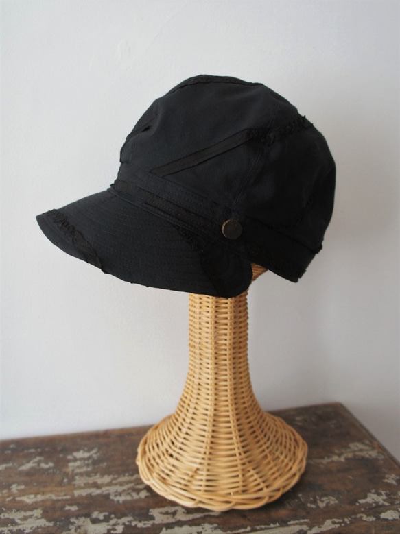 Rene Casquette [Ribbon Cross Black] C1861389black 第1張的照片