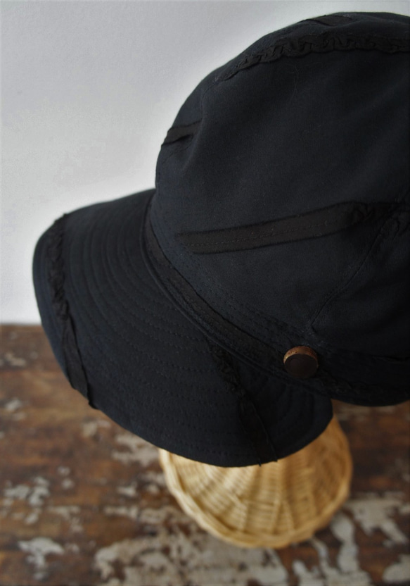 Rene Casquette [Ribbon Cross Black] C1861389black 第2張的照片