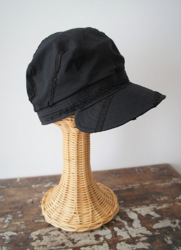 Rene Casquette [Ribbon Cross Black] C1861389black 第6張的照片