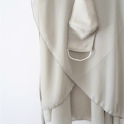 3D布面具&lt;+裹裙&gt;【黃點/灰】M073ydotgrey 第6張的照片