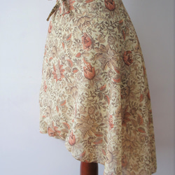 芭蕾裹身裙【Romanesque Flower Beige 53-112】W078 Romanesqueflower 第5張的照片
