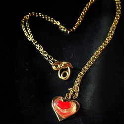 【monokli】baroque heart~歪なハートのネックレス~ 1枚目の画像