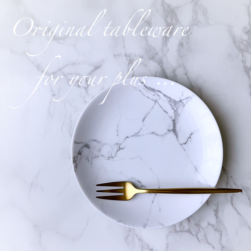 大理石柄のプレート マーブル模様 取り皿 ケーキ皿 中皿 plus 通販