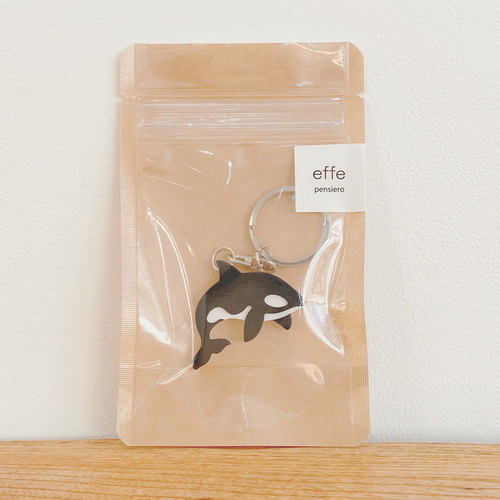 effe pensiero シャチ ～お守りホイッスル～ キーホルダー plusjack