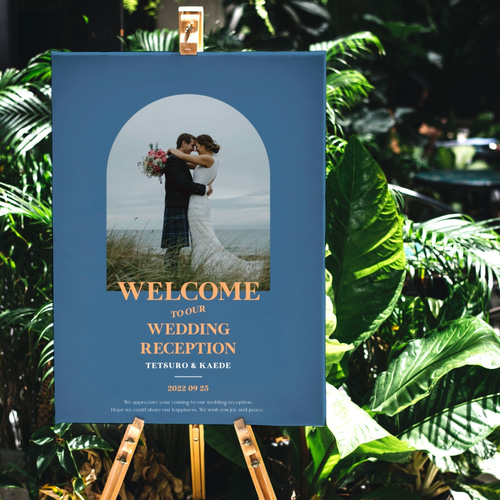 選べるカラー｜ウェルカムボード｜アメリカンレトロ｜結婚式