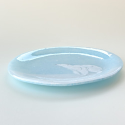 【ガラス】シロクマ小皿(15センチ) 52 5枚目の画像