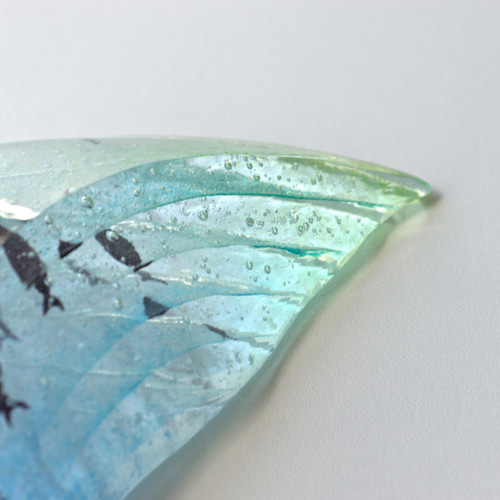 GlassTripオブジェ ガラス手作り海岸をイメージ GlassTripオブジェ ガラス手作り海岸をイメージ GlassTripオブジェ