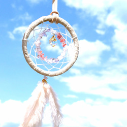 森のナチュラルドリームキャッチャー[サンキャッチャー しずく] サン