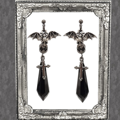 【Claddagh】ブラックダイヤコウモリシリーズセットとオーナメント Claddagh】ブラックダイヤコウモリシリーズセットとオーナメント