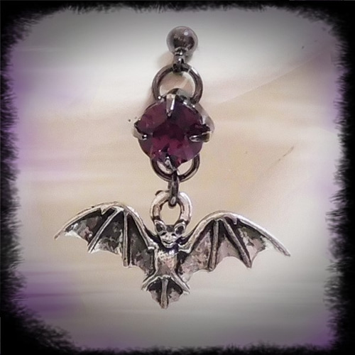 MAGICAL DESIGN シルバーピアス コウモリ BAT EARRING(コウモリ MAGICAL DESIGN シルバーピアス コウモリ BAT EARRING(コウモリ