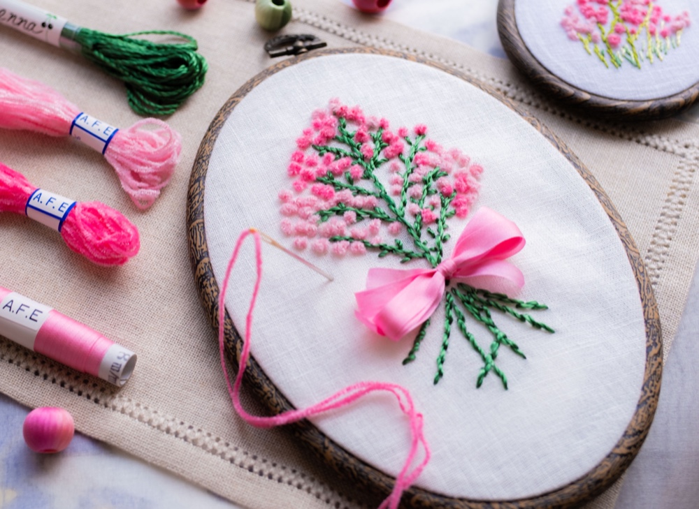 アントステラ刺繍フレームアメリカンカントリー ⭐アメリカン