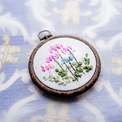 レンゲの花刺繍制作キット_A.F.E18〜シルクリボンで簡単に刺繍できる花刺繍シリーズ〜 8枚目の画像