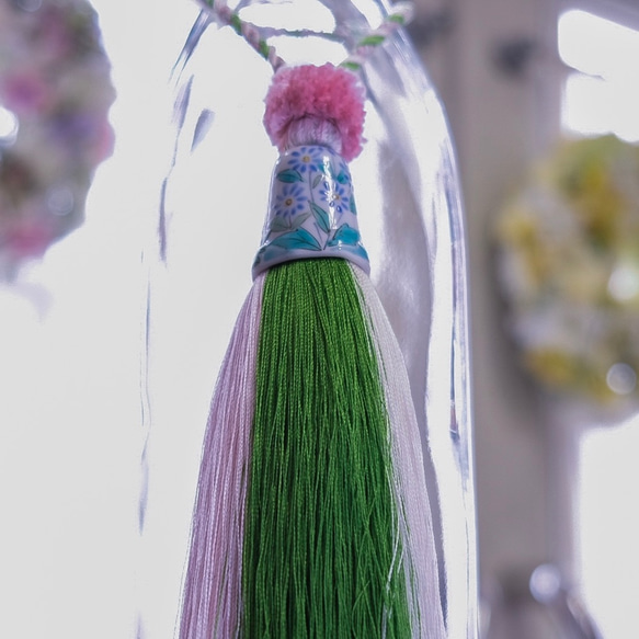 九谷焼シンブル　【紫苑の花】　〜日本の伝統工芸品である九谷焼シンブルをお宅のインテリアとして飾ってみませんか〜 6枚目の画像