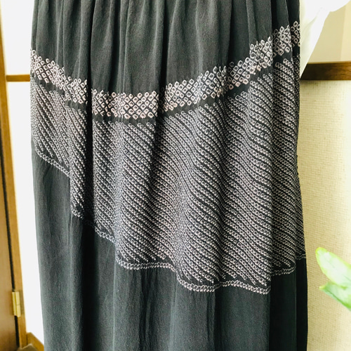 個性の際立つ 兵児帯リメイク 着物リメイク兵児帯キャミワンピース