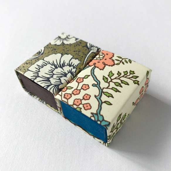 ハンドメイド　戸塚刺繍　マッチ箱の小物入れ miniマッチ箱セット -Flower- その他ケース TREASURE BOX 通販