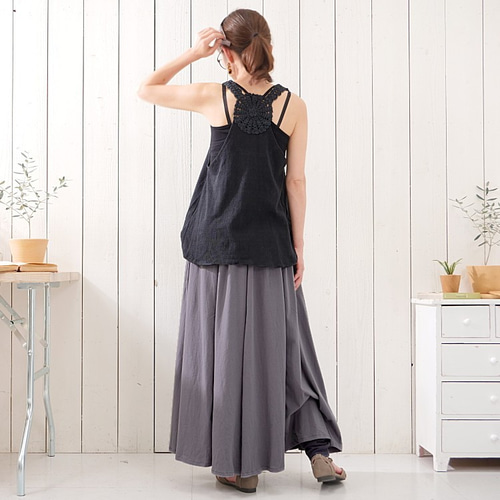 TO BE CHIC クロシェ かぎ針編み フラワー ワンピース チュニック