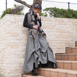 銷量超過1500件！ 【自由調節半身裙】經典百搭的原創單品 * 一件讓你愛不釋手多年的單品 * 每一個動作都展現優美身形 * 灰 第2張的照片