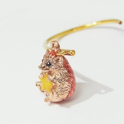 Ichibanboshi耳鉤（用於左耳）搶星Harine鼠標配件針針針鼠標Hari Mouse首飾 第3張的照片