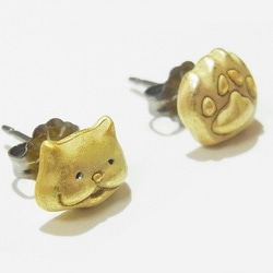 Paw Cat 耳環 [Quill Caramelized] Cat Accessory Punipuni Healing Ny 第3張的照片