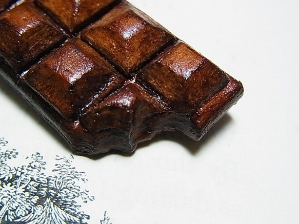 巧克力牛奶項鍊[由香守屋]牛皮套房糖果俏皮可愛逼真的美味 第4張的照片