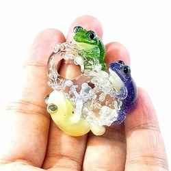 玩轉[kengtaro /健太郎]三只小青蛙硼矽玻璃收集的樂趣 第7張的照片