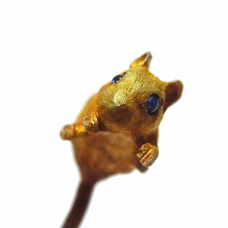 ネズミ　 ピアス（片耳） 【 DECO vienya / デコ ヴィーニャ 】鼠　小動物　シルバー　プレゼント　メンズ　 4枚目の画像