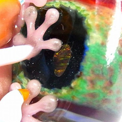 “儲空”[kengtaro /健太郎]青蛙硼矽酸鹽玻璃工匠作家蛙蛙一個點事 第5張的照片