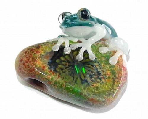 専用　kengtaro ケンタロー 花 2013年 カエル ガラス 作家 kengtaro ケンタロー 花 2013年 カエル ガラス 作家