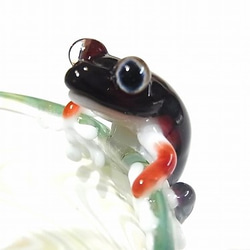 Frog Glass 【kengtaro/ケンタロー】 カエル ボロシリケイトガラス 職人 作家 蛙 グラス コップ 4枚目の画像