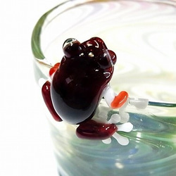 青蛙玻璃[kengtaro /健太郎]青蛙硼矽酸鹽玻璃工匠作家蛙玻璃杯 第5張的照片