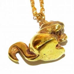 『 リス ネックレス 』インポート　真鍮　ゴールド　金　アンティーク　栗鼠　森の動物　小動物　お洒落　ナチュラル　可愛い 7枚目の画像