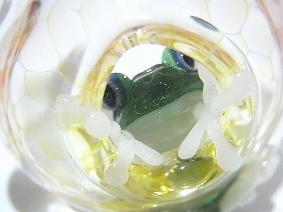 光の射す方へ 【kengtaro/ケンタロー】 カエル ボロシリケイトガラス 職人 作家 蛙 かえる フロッグ 一点 7枚目の画像