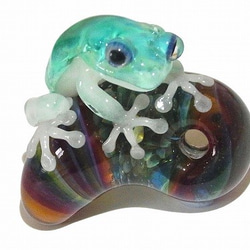 蛙寶石（珠寶）7 [kengtaro健太郎]珠寶和青蛙硼矽酸鹽玻璃工匠作家蛙 第1張的照片