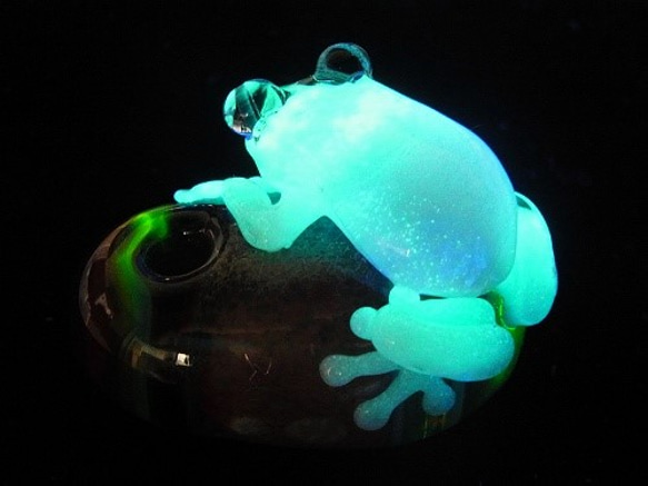 《空（2）》【kengtaro】青蛙硼矽玻璃工匠作家Kaeru青蛙 第4張的照片