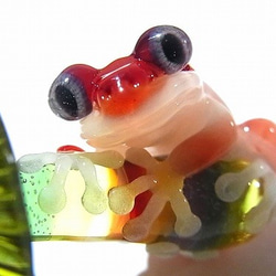 青蛙在一個Mshuroom 5 [kengtaro /健太郎]蘑菇青蛙硼矽酸鹽玻璃特殊 第5張的照片