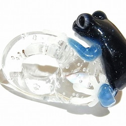 雞蛋青蛙4【kengtaro Kentaro】Frog Boro矽酸鹽玻璃工匠作家清涼夏日涼爽 第7張的照片