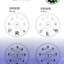 ハンドパン（La Sirena）9音階 スカイブルー ハング スチール ドラム 4枚目の画像