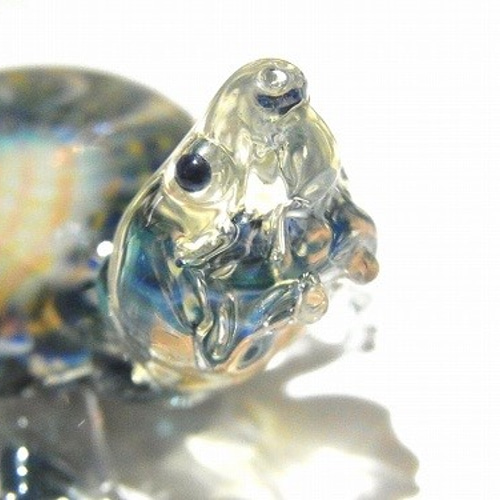 kengtaro ケンタローボロシリケイトガラスネックレストップ①