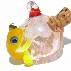 “ Tsugabu青蛙” [kengtaro健太郎]硼矽酸鹽玻璃工匠作家黃色青蛙 第1張的照片