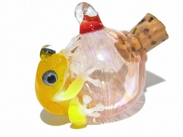 つぼ カエル (参)』【 kengtaro ケンタロー 】 ボロシリケイトガラス